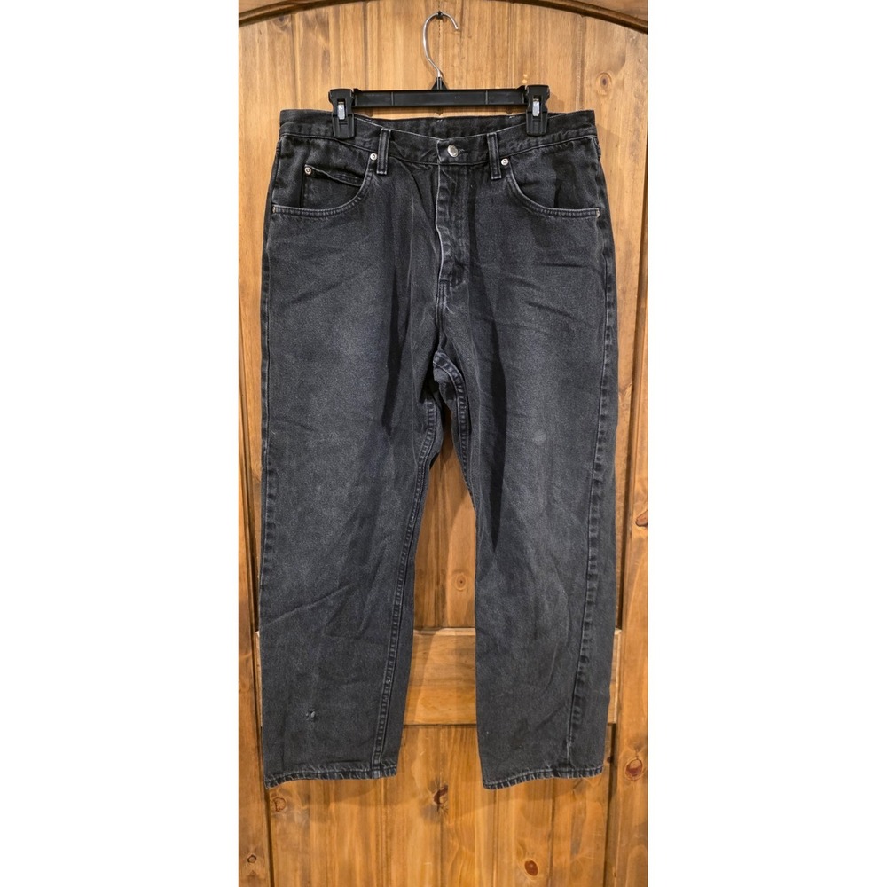 Wrangler Jeans Mens 36x30 Gray Authentic Straight Legs 5 Pockets Design‎ Outdoor